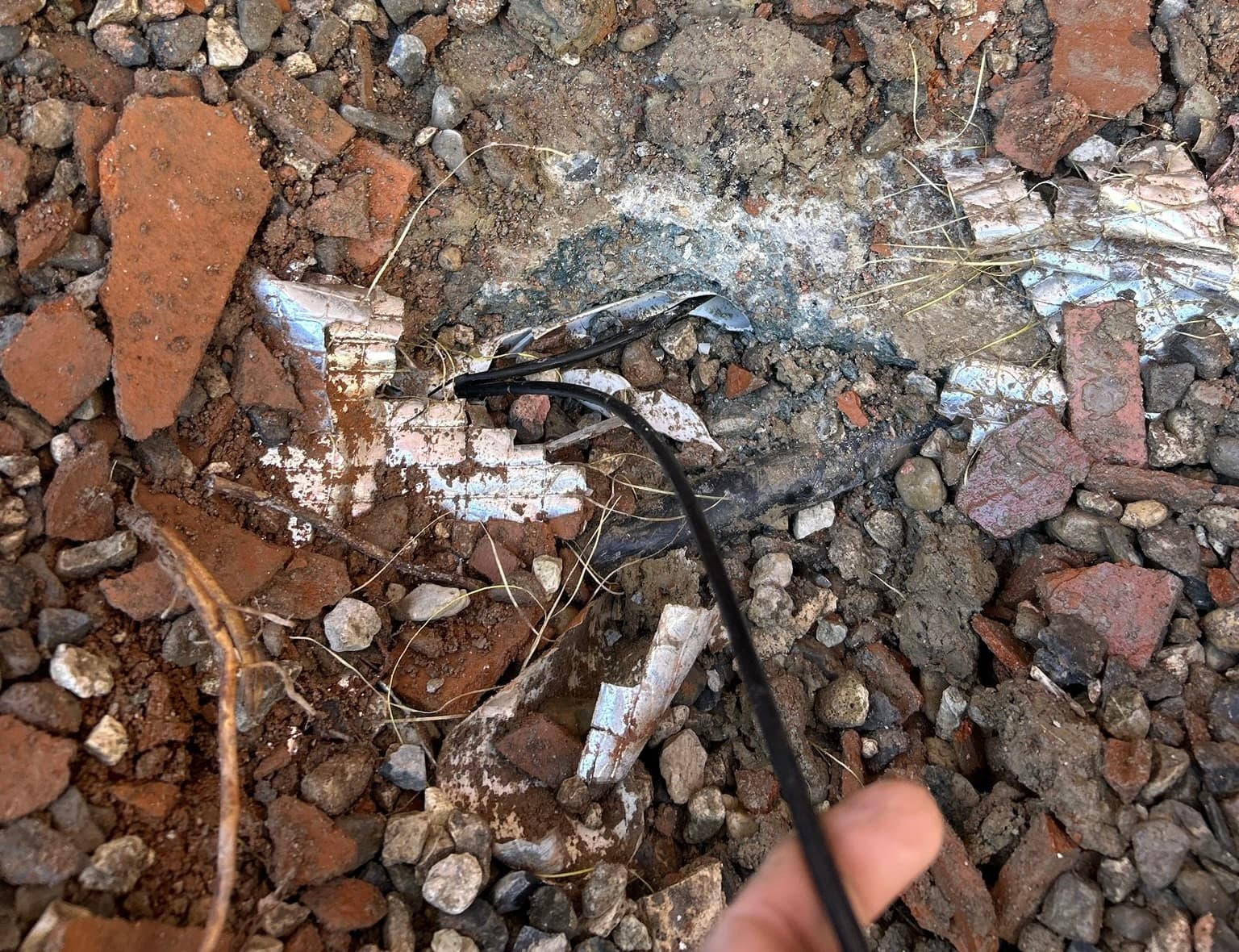 Déboucher fourreau télécom